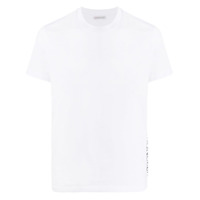 Moncler Camiseta com logo bordado - Branco