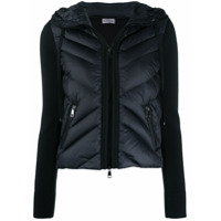 Moncler Cardigan matelassê - Preto