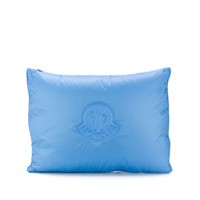 Moncler Clutch matelassê com logo - Azul
