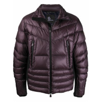 Moncler Grenoble quilted down jacket - Roxo