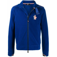 Moncler Grenoble Suéter com bordado - Azul