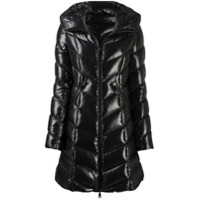 Moncler Jaqueta evasê matelassê - Preto