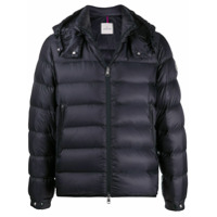 Moncler Jaqueta matelassê com capuz - Azul