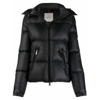 Moncler Jaqueta matelassê com capuz - Preto
