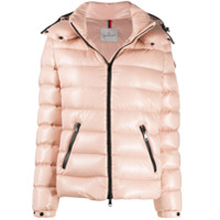Moncler Jaqueta matelassê com capuz - Rosa
