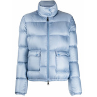 Moncler Jaqueta matelassê com zíper - Azul