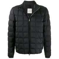 Moncler Jaqueta matelassê com zíper - Preto