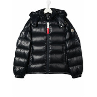 Moncler Kids Casaco matelassê - Azul