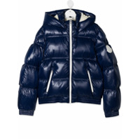 Moncler Kids TEEN puffer jacket - Azul