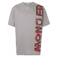 Moncler logo-print cotton T-shirt - Cinza