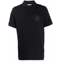 Moncler logo-print polo shirt - Azul