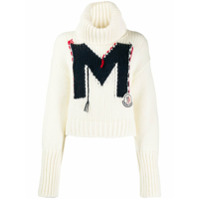 Moncler Suéter com logo - Branco