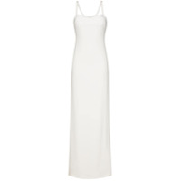 Mônot Slip dress de crepe - Branco