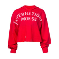 Monse Moletom com estampa de logo - Vermelho