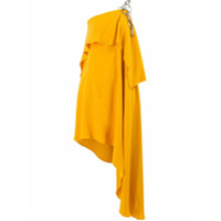 Monse Vestido com drapeado - Amarelo