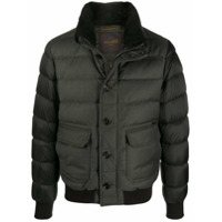 Moorer Jaqueta bomber matelassê - Cinza