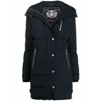 Moose Knuckles Casaco slim matelassê - Azul