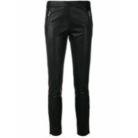 Moschino Calça com zíperes - Preto