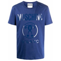 Moschino Camiseta com logo - Azul