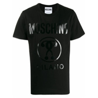 Moschino Camiseta com logo - Preto