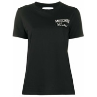 Moschino Camiseta com logo - Preto