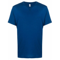 Moschino Camiseta de algodão com logo - Azul