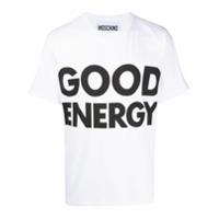 Moschino Camiseta Good Energy - Branco