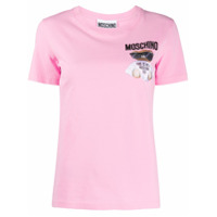 Moschino Camiseta slim Teddy Bear - Rosa