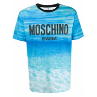 Moschino Camiseta Swim - Azul