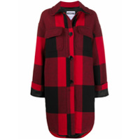 Moschino Casaco xadrez - Vermelho