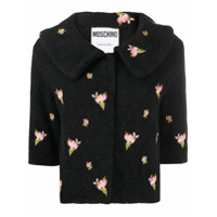 Moschino floral-embroidered jumper - Preto