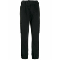 Moschino high-waisted cargo trousers - Preto