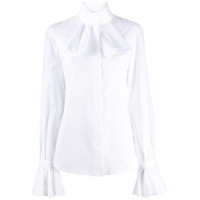 Moschino jabot-collar shirt - Branco