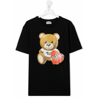 Moschino Kids Camiseta Toy Bear - Preto