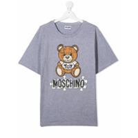 Moschino Kids Moletom Teddy Bear - Cinza