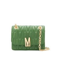 Moschino M-quilted shoulder bag - Verde