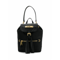 Moschino Mochila com detalhe de borla - Preto