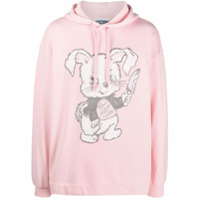 Moschino Moletom com estampa Bunny - Rosa