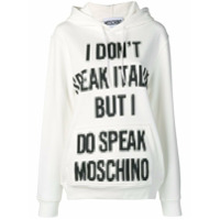 Moschino Moletom Pixel Capsule - Branco