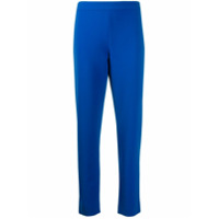 Moschino slim cropped trousers - Azul