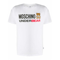 Moschino slogan print T-shirt - Branco