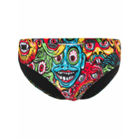 Moschino Sunga Moschino Monsters - Verde