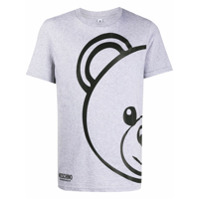 Moschino teddy bear print T-shirt - Cinza