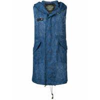 Mr & Mrs Italy hooded lace gilet - Azul