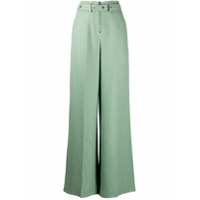 MRZ Calça pantalona com cinto - Verde