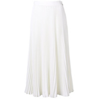 MSGM accordion skirt - Branco