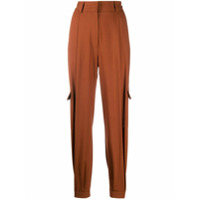 MSGM Calça de alfaiataria - Marrom