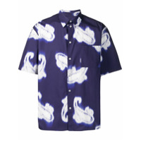 MSGM Camisa com estampa paisley - Azul