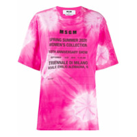 MSGM Camiseta 10th Anniversary - Rosa
