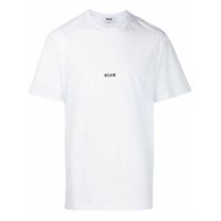 MSGM Camiseta com estampa de logo - Branco